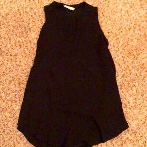 Black tank top